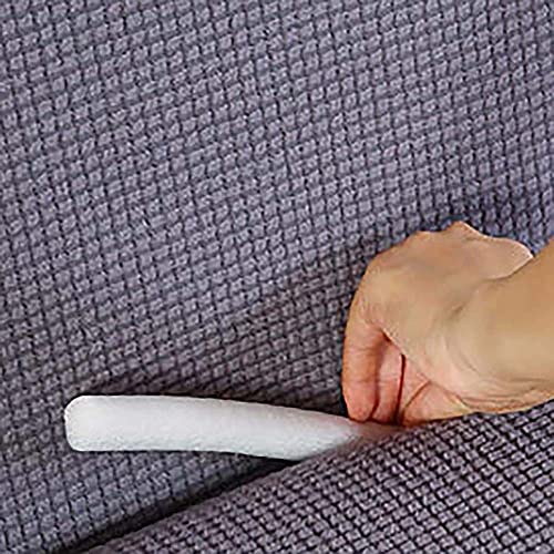 Waigg Kii Schaumstoffstreifen für Stretch-Sofa-Schonbezüge, Couch-Sofa-Überwurf, Nahtleiste, rutschfeste Schaumstoff-Stange für Liegestuhl/L-Form Couch-Abdeckung (3 cm), 10 Stück von Waigg Kii