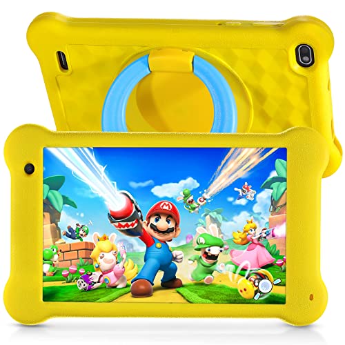 Wainyok Kinder Tablet, 2GB RAM+ 32GB ROM Kids Tablet, Quad Core, Kindersicherung, 7 Zoll Augenschutz IPS FHD Display Kleinkind Android 11 Tablets mit Kindersicherer Hülle Wainyok Kinder Tablet, 2GB RAM+ 32GB ROM Kids Tablet, Quad Core, Kindersicherung, 7 Zoll Augenschutz IPS FHD Display Kleinkind Android 11 Tablets mit Kindersicherer Hülle von Wainyok