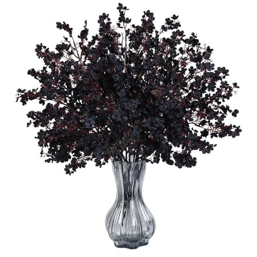 Waipfaru Künstliche Blumen, Schleierkraut, Seide, Kunstblumen, Schleierkraut, Kunstblumen, Kunstblumen, für Herbst, Erntedankfest, Herbst, DIY, Blumenarrangement, Tischdekoration, Schwarz, 15 Stück Waipfaru Künstliche Blumen, Schleierkraut, Seide, Kunstblumen, Schleierkraut, Kunstblumen, Kunstblumen, für Herbst, Erntedankfest, Herbst, DIY, Blumenarrangement, Tischdekoration, Schwarz, 15 Stück von Waipfaru