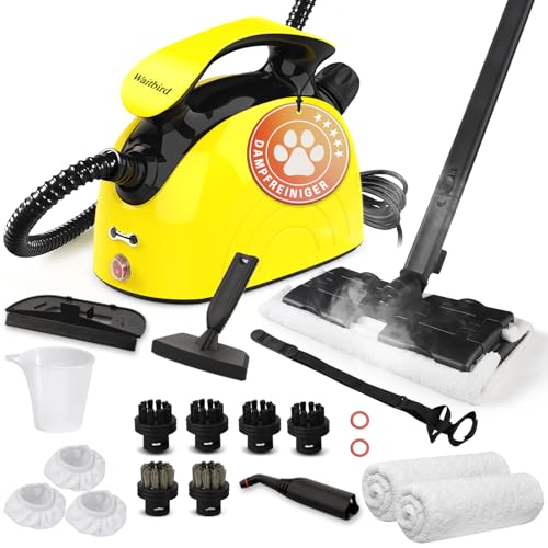 Waitbird Dampfreiniger mit 21 Zubehörteilen 248°F Hochtemperatur-Dampf Großer 1.1L Wassertank, Mehrzweck, Ideal für die Reinigung von Böden, Sofas, Glasen,Küche, Toilette Waitbird Dampfreiniger mit 21 Zubehörteilen 248°F Hochtemperatur-Dampf Großer 1.1L Wassertank, Mehrzweck, Ideal für die Reinigung von Böden, Sofas, Glasen,Küche, Toilette von Waitbird
