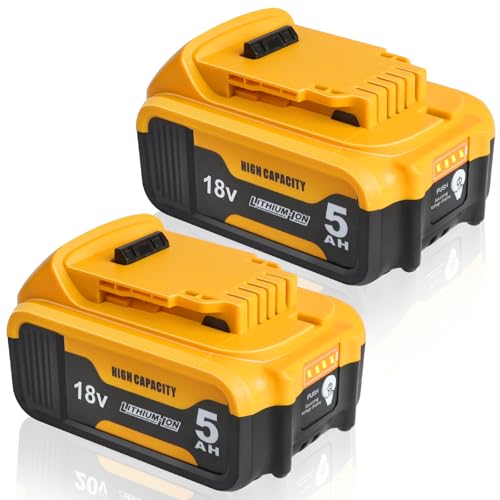 2X Waitley DCB184 Ersatzakku für Dewalt akku 18V DCB184 DCB200 DCB182 DCB180 DCB181 DCB182 DCB201 18V XR Elektrowerkzeuge Batterie von Waitley