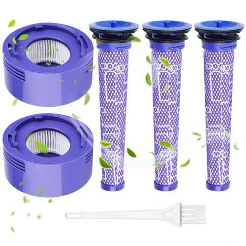 Waitley Filter für Dyson V7, V8 Animal und V8 Absolute Akkustaubsauger – 3 HEPA-Nachfilter & 2 Vorfilter – Ersatz für Teile #965661-01 & #967478-01 Waitley Filter für Dyson V7, V8 Animal und V8 Absolute Akkustaubsauger – 3 HEPA-Nachfilter & 2 Vorfilter – Ersatz für Teile #965661-01 & #967478-01 von Waitley