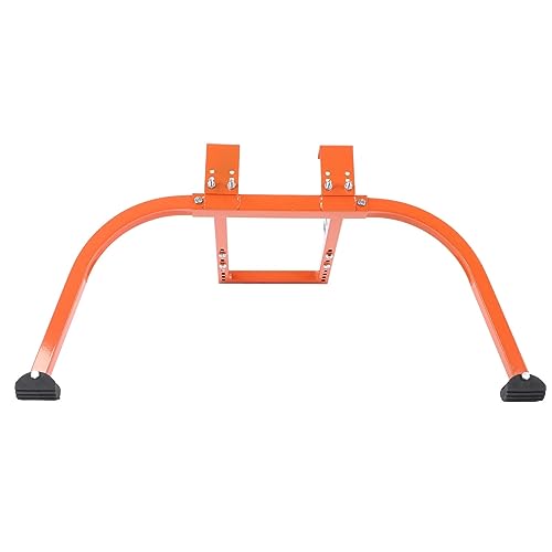 AC78 Quickclick-Stabilisator mit Rad, Robuster Leiter-Dachhaken aus Stahl, T-Stange mit Gummigriff, Einfache Einrichtung für die Dachrinnenreinigung, 500 Lbs Bewertung (ORANGE) von Wakects