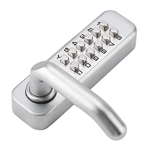 Digitales Code-Schloss Türschlos,1-11-stelliger Code-Kombinations Passwort Codiertes Keyless Schloss mit Einsteckriegel und Schlosskörper Für 30-60 mm Türstärke von Wakects