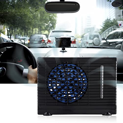 Klimagerät Auto, DC 12V Auto Klimaanlage, Mini Wasserkühler Verdunstung Auto Ventilator Klimaanlage Auto Auto LKW Tragbare Kühler 20x11x15cm von Wakects