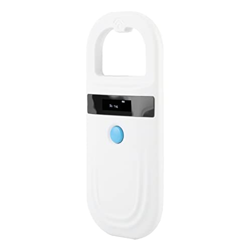 Pet ID Reader, Wiederaufladbarer USB Chip ID Scanner Chip Reader mit OLED Display 128 Stück Tag Informationsspeicher für ISO 11784/11785, FDX-B und EMID von Wakects