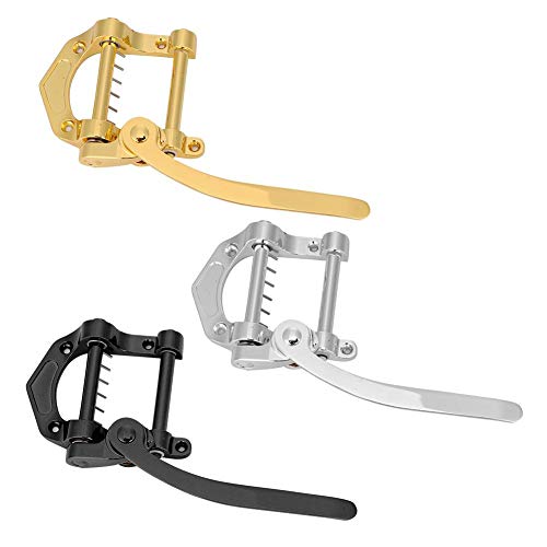 Vibrato Saitenhalter Tremolo Gitarre Bigsby Vibrato für SG LP Jazz Gitarren Musikinstrument Zubehör silber von Wakects
