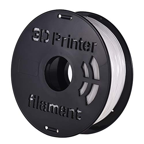 Wakects 1 Kg Spool 1,75 Mm Flexibler TPU -Filament 3D -Drucker -Filament TPU 3D -Druckmaterial mit Vakuumiertem Siegel für Drucker Zeichnen von Stiften (WHITE) von Wakects