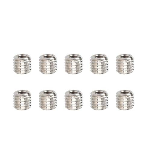 Wakects 10pcs Gewindeeinsätze aus Edelstahl Reparaturwerkzeugbefestigungsmittel Hardware Gewinde Einsätze Nussreduzierer mit 303 Edelstahl Zur Fadenreparatur in Autom von Wakects