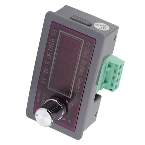Wakects 4-20-mA-Signalgenerator 4-20-mA-Stromgenerator 4-20-mA-Kalibrierungsmodul mit Hoher Präzisionsfeinanpassung Helles 4-stelliges LED-Display für Wechselrichter der Ventileinstellung von Wakects