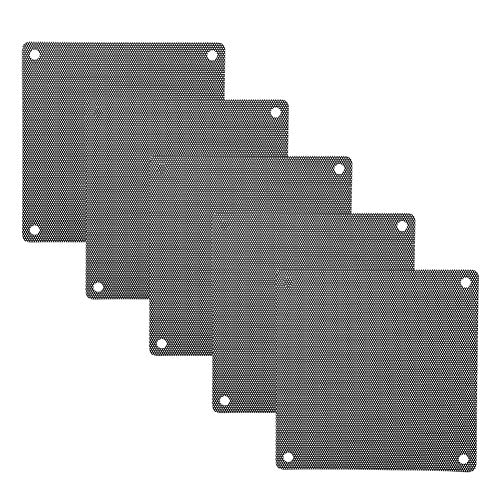Wakects 5pcs 12x12cm PC Computer PVC -Lüfterabdeckung Staubdeses Material, Premiumqualitätsmaterial, Längerer Lüfterleben, Passt 120 Mm*120 Mm Lüfter, Einfache Installation, Vielseitiger Gebrauch, von Wakects
