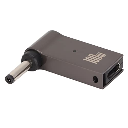 Wakects Adapter USB Typ C Buchse auf DC Stecker 4 x 1,35 mm / 3,5 x 1,35 mm Tragbarer PD-Adapter 100 W Typ C Buchse Eingang zu DC-Adapter für Laptop Ladeanschluss (3,5 x 1,35 mm) von Wakects