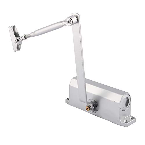 Türschließer, Türdämpfer, Automatischer Hydraulischer Türschließer Schließer mit Feder, Verstellbar, für Zuhause, Geschäft, Büro, für Türen bis zu 35 – 60 kg von Wakects
