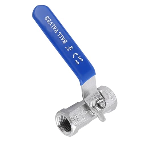 Wakects Ballventil, Gutes Erscheinungsbild Sicher für zu Hause zu Verwenden (1/4 "(2 Punkte)) von Wakects