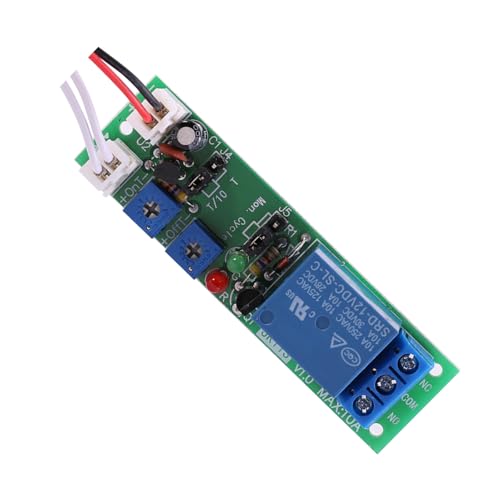 Wakects Cycle Timer -Relaismodul, DC 5V 12V 24V Einstellbarer Zyklus -Timer -Verzögerung Ein Off Switch Relay Modul 2 Modi, 6 Typoptionen (DC 12 V einstellbar 0-120 Minuten) von Wakects