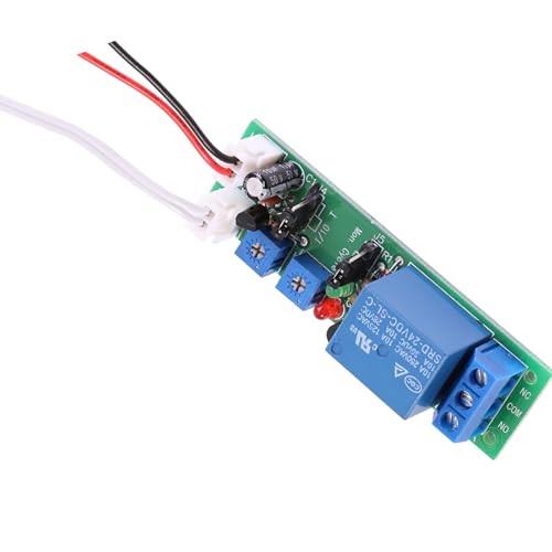 Wakects Cycle Timer -Relaismodul, DC 5V 12V 24V Einstellbarer Zyklus -Timer -Verzögerung Ein Off Switch Relay Modul 2 Modi, 6 Typoptionen (DC 24 V einstellbar 0-15 Minuten) von Wakects