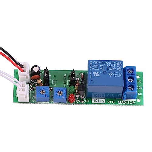 Wakects Cycle Timer -Relaismodul, DC 5V 12V 24V Einstellbarer Zyklus -Timer -Verzögerung Ein Off Switch Relay Modul 2 Modi, 6 Typoptionen (DC 5V einstellbar 0-24 Stunden) von Wakects