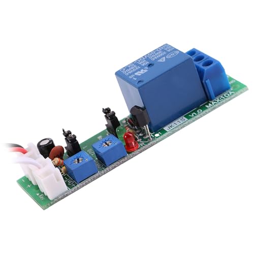 Wakects Cycle Timer -Relaismodul, DC 5V 12V 24V Einstellbarer Zyklus -Timer -Verzögerung Ein Off Switch Relay Modul 2 Modi, 6 Typoptionen (DC 5V einstellbar 0-30 Minuten) von Wakects