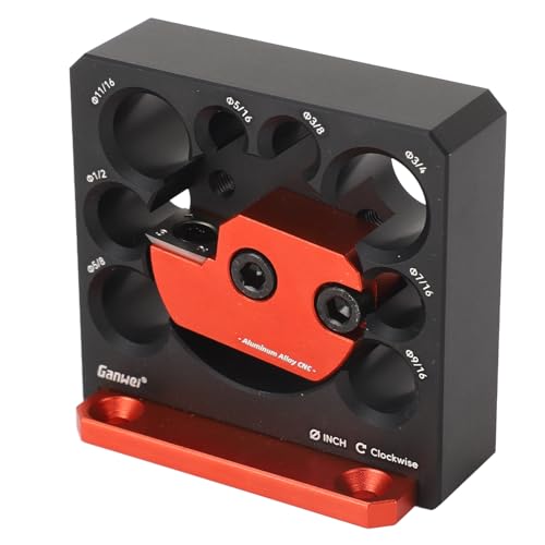 Wakects Dübelhersteller Jig -Kit, 8 Stcs Einstellbare Dübelschneider Aluminium -Legierungsplatten -Werkzeug mit Vergasereinsätzen für die Holzbearbeitung von Wakects