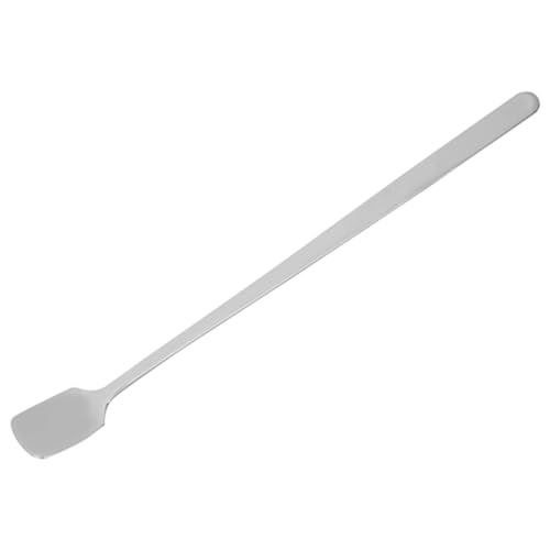 Wakects Edelstahl -Mischlöffel, Rostbeständiger, Multifunktionaler Löffel, Modische Tränenform, Langes Griff -Design, Vielseitiger Löffel für Kaffee, Tee, Kerzenherstellung, mit Fein (Square Head von Wakects