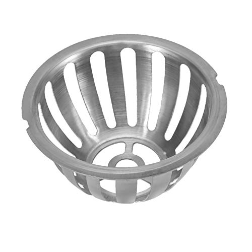 Wakects Edelstahl Rounddach Dachflöße Drain Dach Gutter Guard 2pcs mit Glatte Oberfläche Verhindert Verstopfung für Gartenbalkon Im Freien (100 mm/4 Zoll) von Wakects