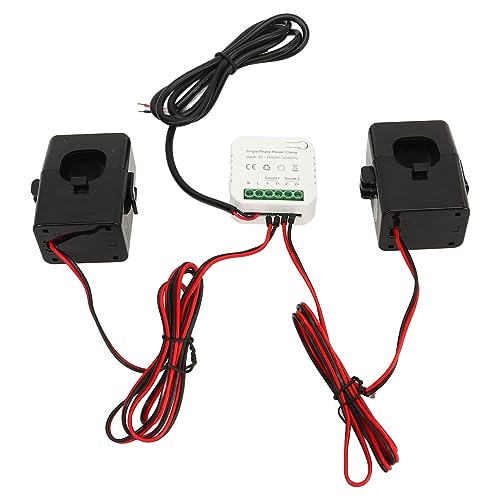 Wakects Einphase -Energiemesser, 90–250 VAC Smart Elektricity Monitor Mobile App -Steuerung 2x200A Stromtransformator für Solar PV Systeme Wakects Einphase -Energiemesser, 90–250 VAC Smart Elektricity Monitor Mobile App -Steuerung 2x200A Stromtransformator für Solar PV Systeme von Wakects