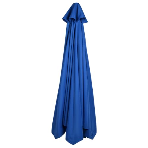 Wakects Ersatz -Baldachin für Patio -Regenschirm, Bestehend aus Polyester -Stoffschutzrippen Rahmen, Wiederbelebung Ihres Looks, Schutzmöbel -Set Orange, Achatgrün, Dunkelblauer (Marineblau #-7) von Wakects