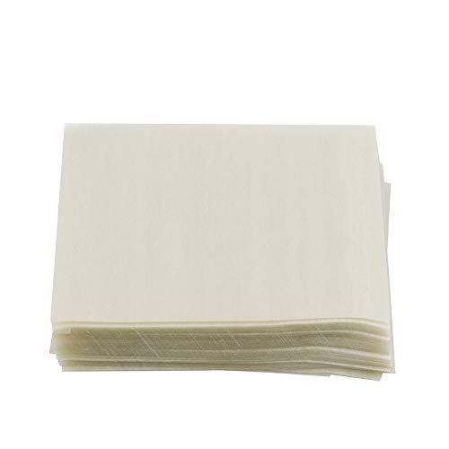 Wakects Essbares Reiswaferpapier, Essbare Reis Süßigkeiten Wrapper Essbares Reis Paper 500pcs Premium Umweltfreundlich Sicher für Karamell Taffy Innenverpackung Feuchtigkeitsschutz von Wakects