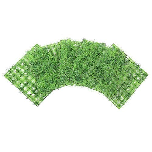 Wakects Künstliche Pflanzenwandpanel, Hausaussehen, Vielseitige Verwendung, Robustes Design, Sicheres Material für die Bürofassade Im Freien Im Freien und Mehr mit Simuliertem Grasrasen Wakects Künstliche Pflanzenwandpanel, Hausaussehen, Vielseitige Verwendung, Robustes Design, Sicheres Material für die Bürofassade Im Freien Im Freien und Mehr mit Simuliertem Grasrasen von Wakects