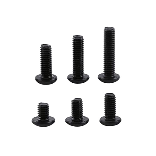 Wakects Legierungstahl Sechskantbuchse, 150pcs M3 Bolzen Nuts Waschmaschinen -Sortiment -Kit -Reparaturwerkzeug für Geräte Möbel (B: Knopfkopf) von Wakects