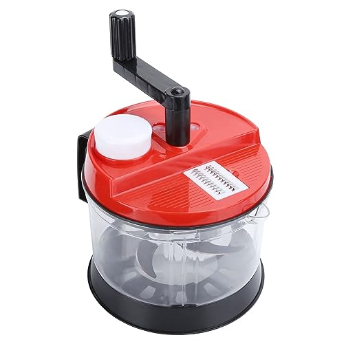 Wakects Manueller Lebensmittelmixermixer, Haltbarer Gemüsehacker -Shredder, Multifunktionsschleife, Sicher und Robust, Effizientes Schneiden (#2) von Wakects