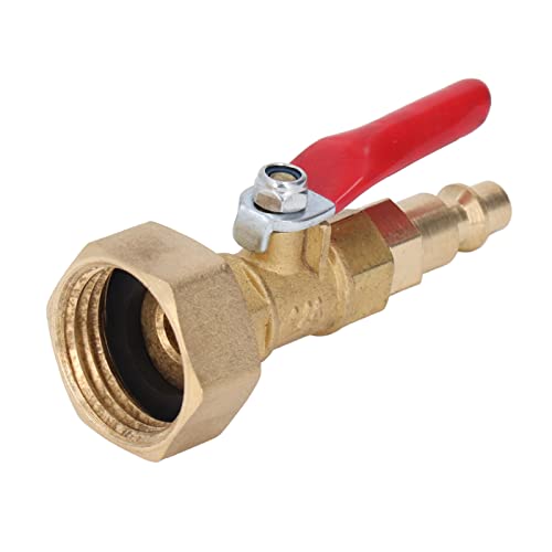 Wakects Messingwinterwinter -Blowout -Adapter, Effiziente Winterisierungslösung, Kompakte Speicheroption Zum Ausblasen von Wasser in Schlauch, Sprinklersysteme RV (Weiblich) von Wakects