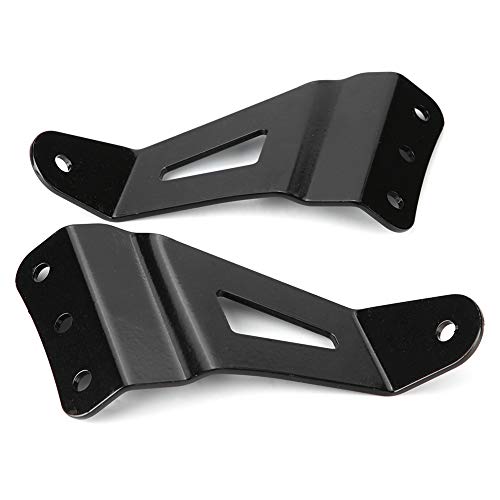 Wakects Metall Light Mount-Halterung, Hochwertige Gekrümmte LED-Stangenhalterung mit Montagekit für 4WD 2WD 1999-2015, Kompatibles Modell- Diese Lichthalterung für 1989-1998 von Wakects