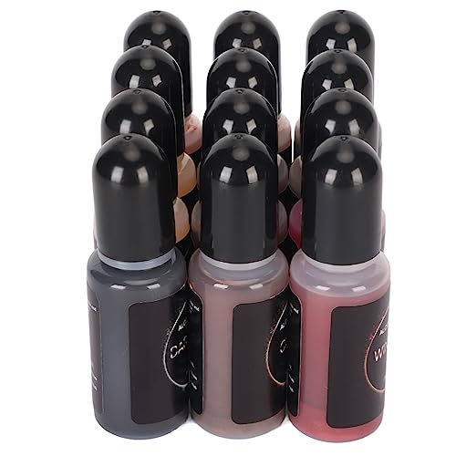 Wakects Metallic Alkoholtinten -Set, 12 Farben Metall Alkoholbasis Tinte für Harz Petrischale, Yupo, Untersetzer, Malerei, Becher -Tassenherstellung, Hoch Konzentrierte Farben, Präzise Kontrolle, Wakects Metallic Alkoholtinten -Set, 12 Farben Metall Alkoholbasis Tinte für Harz Petrischale, Yupo, Untersetzer, Malerei, Becher -Tassenherstellung, Hoch Konzentrierte Farben, Präzise Kontrolle, von Wakects