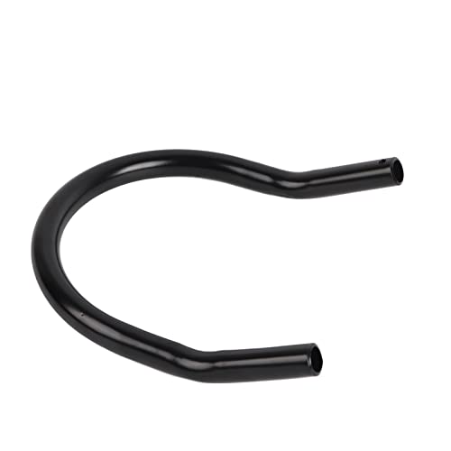 Wakects Motorrad Heckrahmenschleife Reifenhalterung DIY -Zubehör mit Flachen Rohrmontagehalterung Black Metal Einfach für Verschiedene Größen Einteilen (210 mm Pfeife biegen) von Wakects
