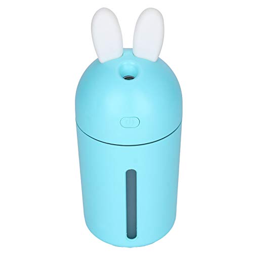 Wakects Nano -Zerstäubungsluftbefeuchter, USB -multifunktionales Design, 200 Ml Kapazität, Geringes Geräusch, Umgebungsnachtlicht, 3 Stunden Timer (BLUE) von Wakects