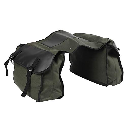 Wakects Satteltasche Große Kapazität Armee Grüne Leinwand für Fahrrad mit Multifunktionalem Design, Ideal für Lebensmitteleinkäufe oder Fernreisen Wakects Satteltasche Große Kapazität Armee Grüne Leinwand für Fahrrad mit Multifunktionalem Design, Ideal für Lebensmitteleinkäufe oder Fernreisen von Wakects