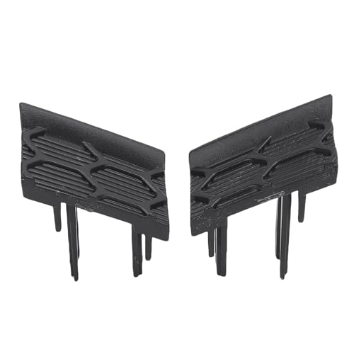 Wakects Scheinwerfer Waschmaschine Bedeckungsabdeckung Scheinwerfer Waschmaschine Waschbedeckungsabdeckung Direkter Ersatz für OEM-Teile 68223016AA 68223017AA mit ABS-Material für 2014-2017 von Wakects