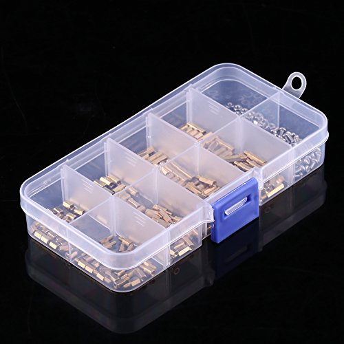 Wakects Standoff, M2 M3 Standoff, Hochwertige Messing Edelstahl Elektronische Hardware für Elektronische Komponenten (Stil C) von Wakects