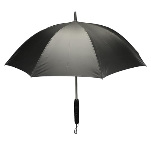 Wakects Stilvoller Sonnenschirm mit Nebellüfter, Kompaktem und Leichtem Design, Premiummaterial für den Schutz vor Sonne, Eingebauter Lüfter und Sprühgerät, Einfach zu Tragen und zu Lagern, um (BLACK) von Wakects