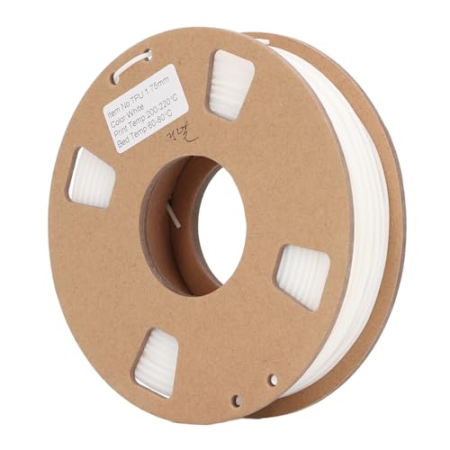 Wakects TPU -Filament, 1,75 Mm Weißer Flexibler 3D -Drucker, das mit Hoher Genauigkeit und Konsistenten Durchmessern Konsumiert Werden Kann, für Schuhsosen Uhren Bänder Drohnenteile, Mechanisch Wakects TPU -Filament, 1,75 Mm Weißer Flexibler 3D -Drucker, das mit Hoher Genauigkeit und Konsistenten Durchmessern Konsumiert Werden Kann, für Schuhsosen Uhren Bänder Drohnenteile, Mechanisch von Wakects