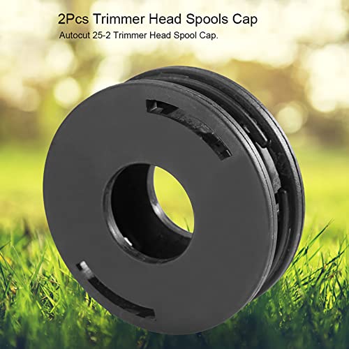 Wakects Trimmer Head Spools Cap Ersatzspulenabdeckung Trimmer Kopfkappe für FS 44 55 80 100 120 200 Km 55 85 25-2 Design mit Premium-Kunststoff für Garten Landwirtschaftliche Verwendung 2pcs von Wakects