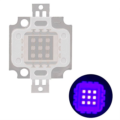 Wakects Light Chip, Integrierter -LED-Chip für Ultraviolett-Licht, für Aquarien, Desinfektion, Licht wächst (10 W) von Wakects