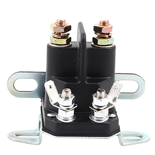 Wakects Universal 4 Post Starter Magnet, 12V 4 Polem Magnetrelais Ersetzt Ersatz durch eine Montagehalterung für Exmark 1-513075 117-1197 513075 212655 von Wakects