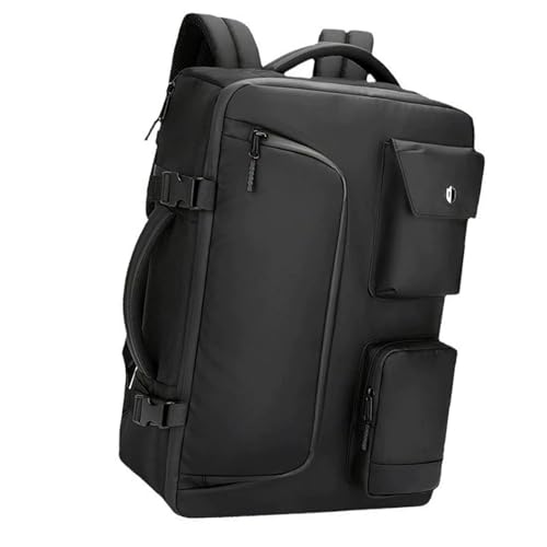 Wakects Vakuum -Rucksack, Unisex -Laptop Rucksack Multifunktionales Oxford Tuch für Outdoor Erweitert Werden von Wakects