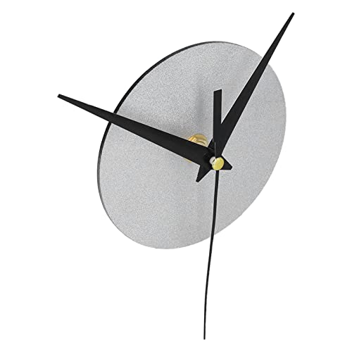 Wanduhr, DIY-Wanduhr, Acryl, leise, rahmenlose Wanduhr, langlebig, einfach und modisch, für Fenster, Kleiderschränke, Wohnzimmer, schwarzer Zeiger, 10 cm Durchmesser von Wakects