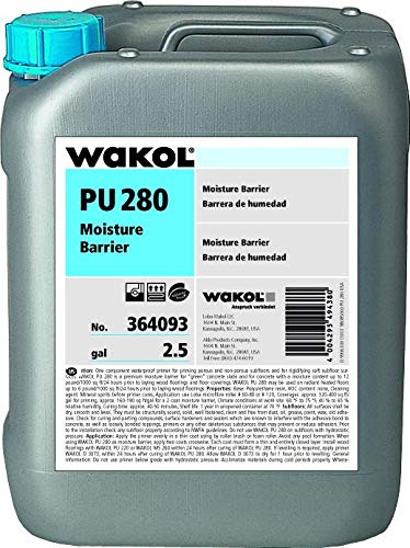 Polyurethan Wakol Lecol PU 280 5 kg GRUNDIERUNG & Feuchtigkeit Barriere für Außenpflasterung aus Holz von Wakol