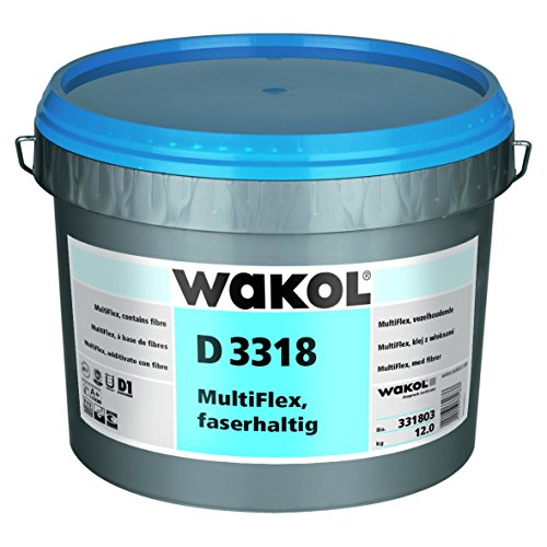 Wakol D 3318 MultiFlex PVC-Klebstoff, faserhaltig, 13kg von Wakol