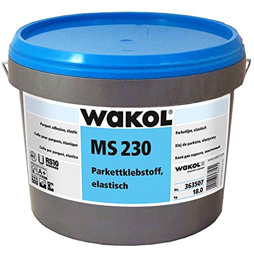 Wakol MS 230 Parkettklebstoff 18 kg, elastischer Parkettkleber von Wakol