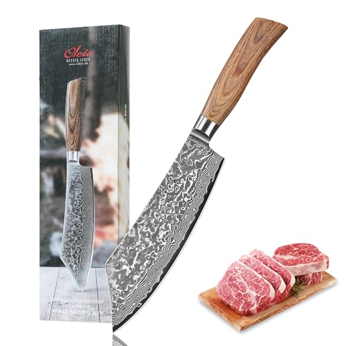 Wakoli EDIB Pro BBQ- und Blockmesser – 20 cm Klinge aus 67 Lagen Damaststahl mit VG10-Kern, ergonomischer Pakkaholzgriff, Damastmesser für Fleisch & Grill, Geschenkbox Wakoli EDIB Pro BBQ- und Blockmesser – 20 cm Klinge aus 67 Lagen Damaststahl mit VG10-Kern, ergonomischer Pakkaholzgriff, Damastmesser für Fleisch & Grill, Geschenkbox von Wakoli